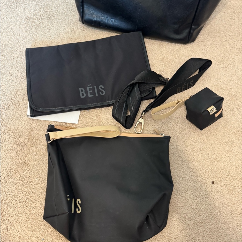 BEIS Black The Backpack Diaper Bag - Picture 5 of 9